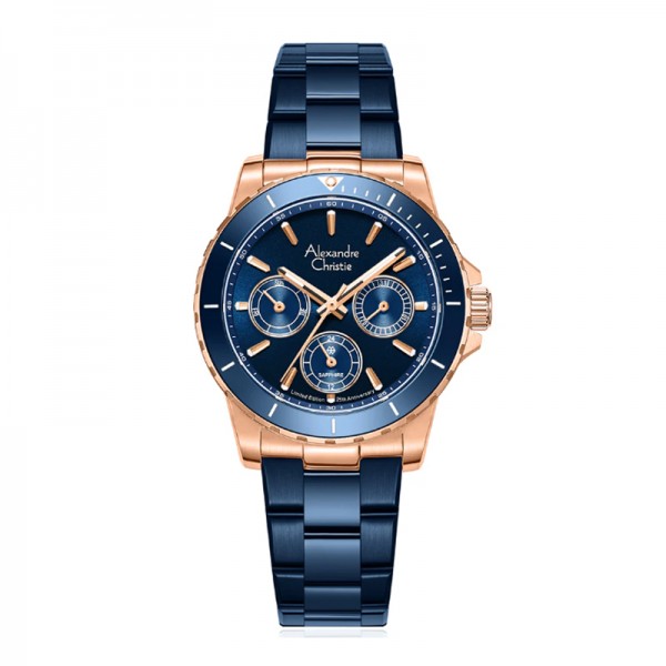 Alexandre Christie AC 6141 Rosegold Black Lady Limited Edition 25th Anniversary XXVBURBU